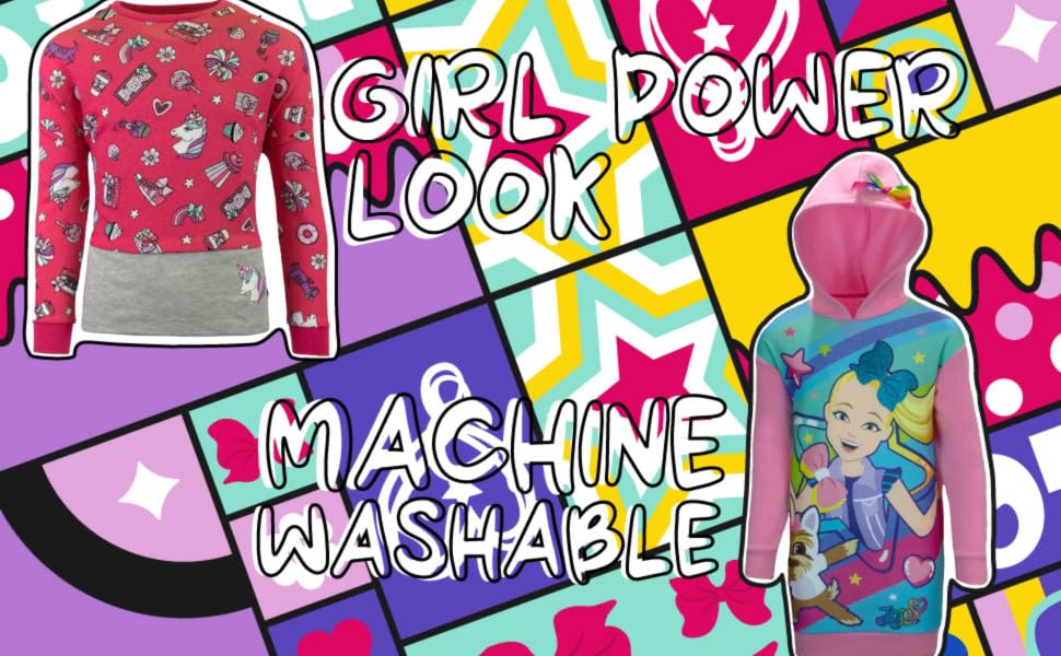 Nickelodeon JoJo Siwa Girls Clothing Hoodies Shirts Dresses Pants Sets Shorts Sets