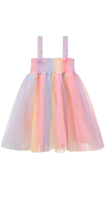 rainbow tutu dress