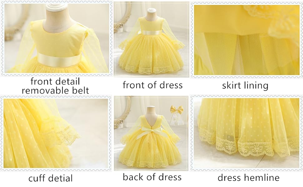 yellow toddler dress baby yellow dress baptism easter dresses for baby girls dress for grils flower