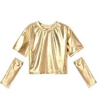 Girls Metallic Tops