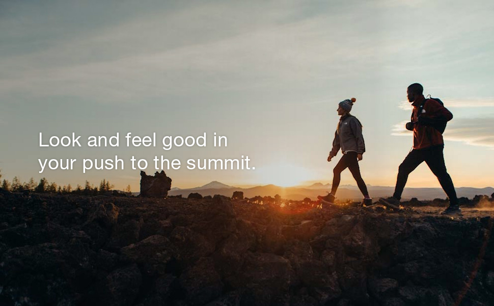 Look and feel good in your push to the summit.