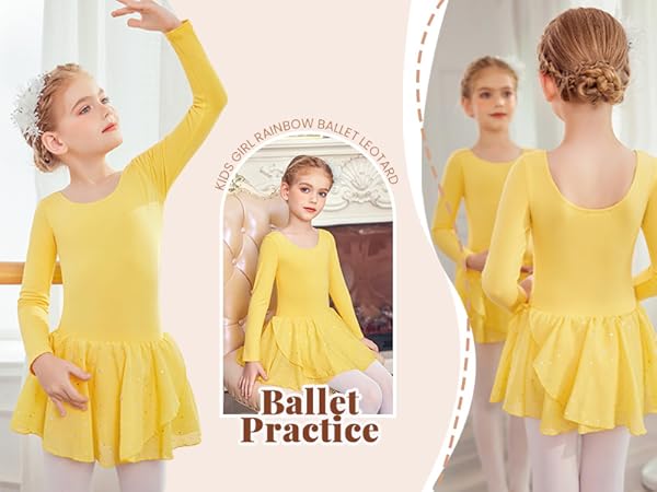 Yellow Leotard for Ballet