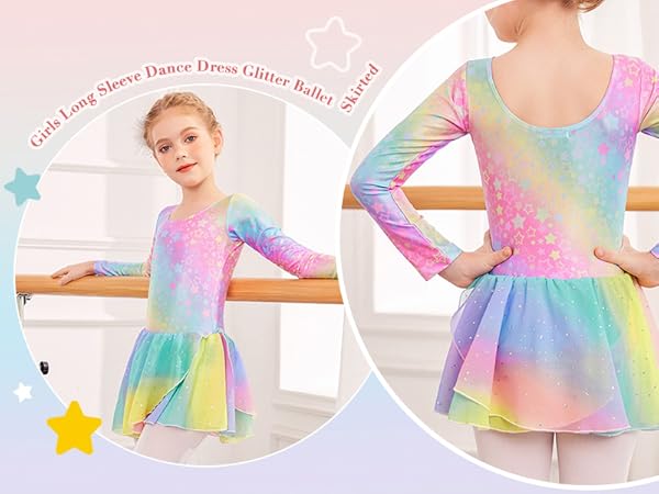 Rainbow Dress for Kids Girl