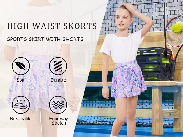 GIRLS TENNIS SKORT