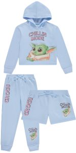 Girls Star Wars Baby Yoda 3pc Clothing Set