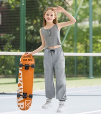 girls cargo joggers