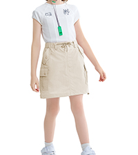 girls parachute cargo skirts