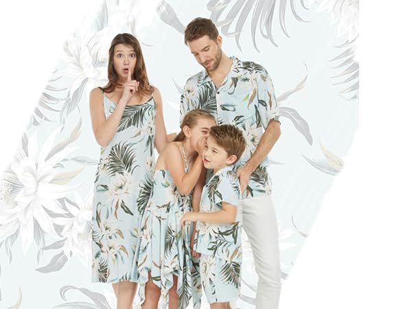 Family Matching - Wispy Cereus Light Blue