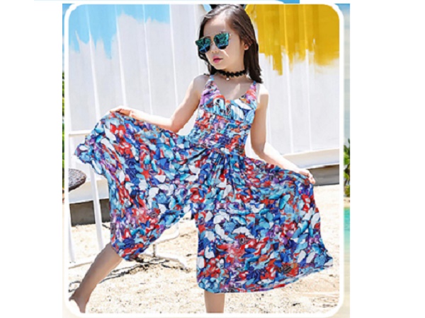 GIRLS Jumpsuit Floral Dress