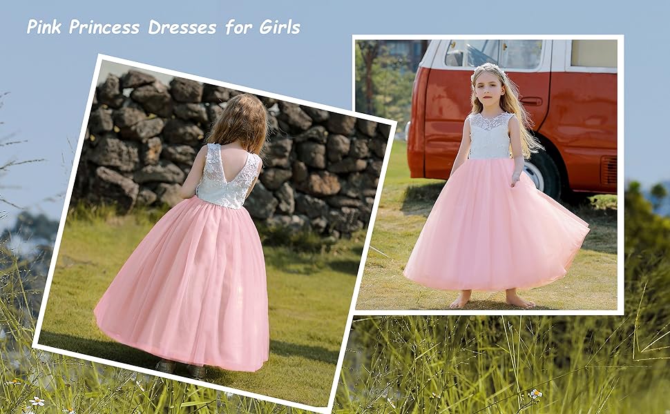 Pink Princess Dresses for Girls