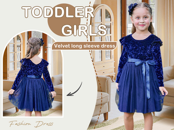 velvet dress for toddlers