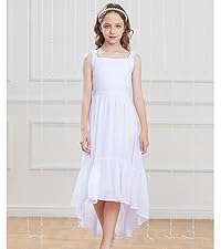 girls white dress