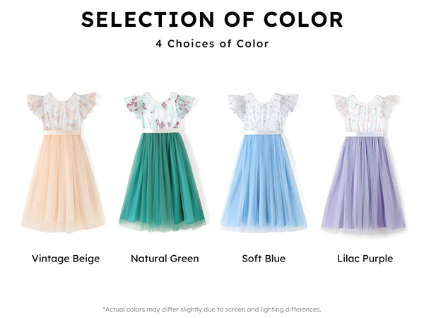 Girl''s Flower Dress Lace Tulle A-Line Party Birthday Wedding Maxi Long Backless Dresses