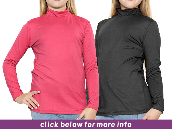 Girl&#39;s Mockneck Top Easy to style with