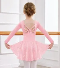 Girls Long Sleeve Ballet Leotard