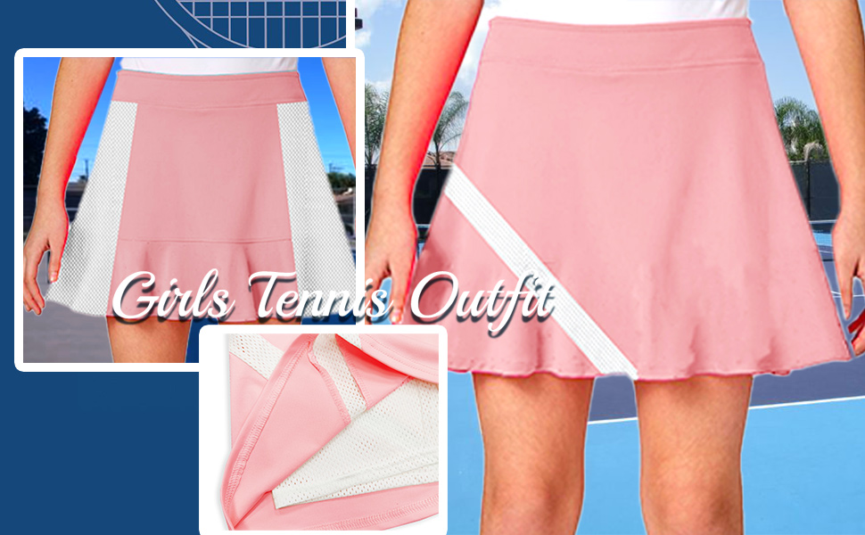 girls athletic skirts