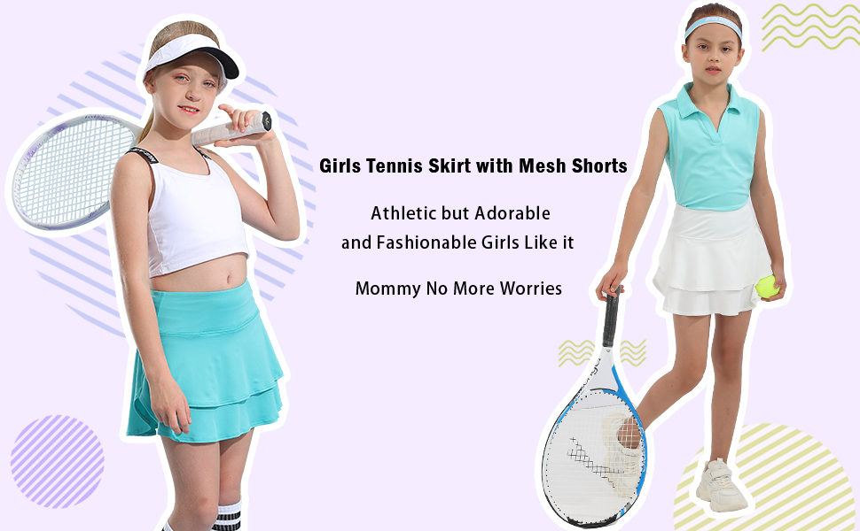 Girls'' tennis skirt