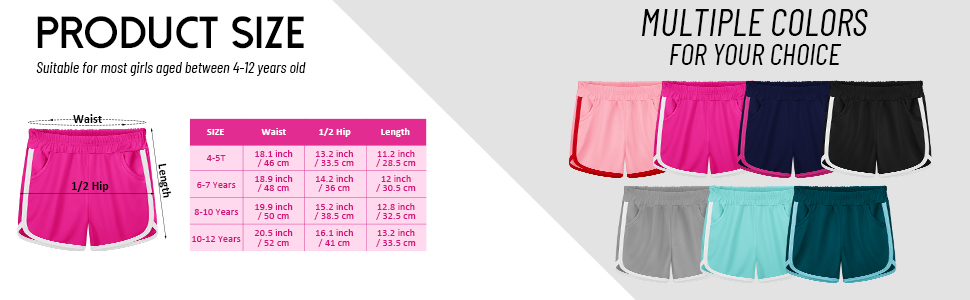 product size chart