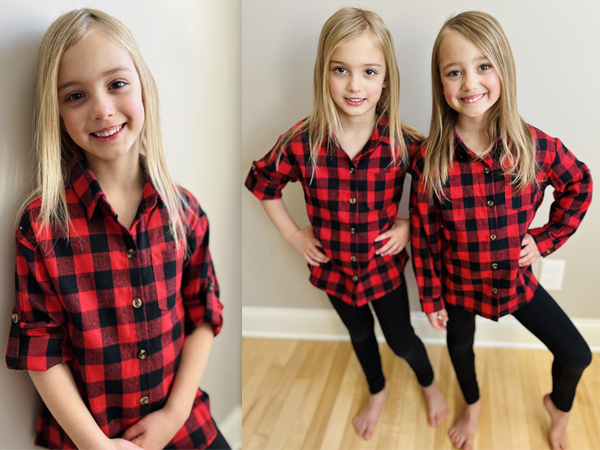 plaid top for girls plaid top for kids plaid blouses for toddler girl