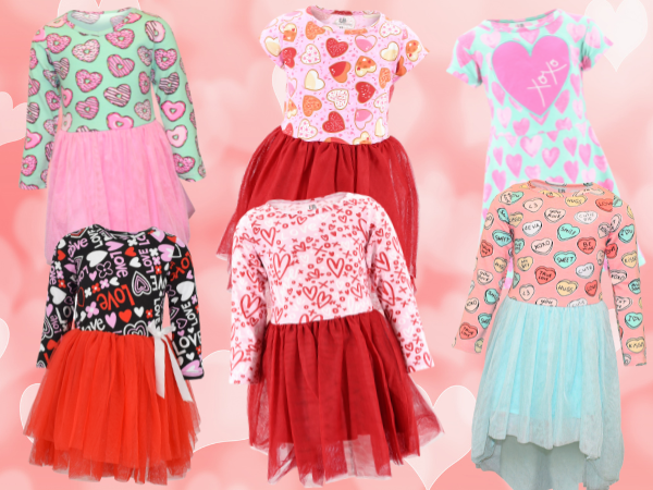 Girls Valentine''s dresses