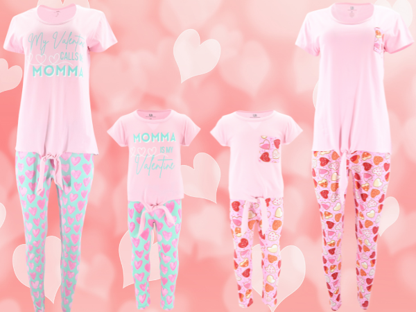 Mommy and me valentines day sets