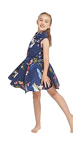 Girl Hawaiian Christmas Dress