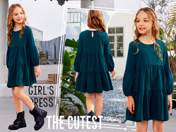 girls dresses tunic twirly swing dress