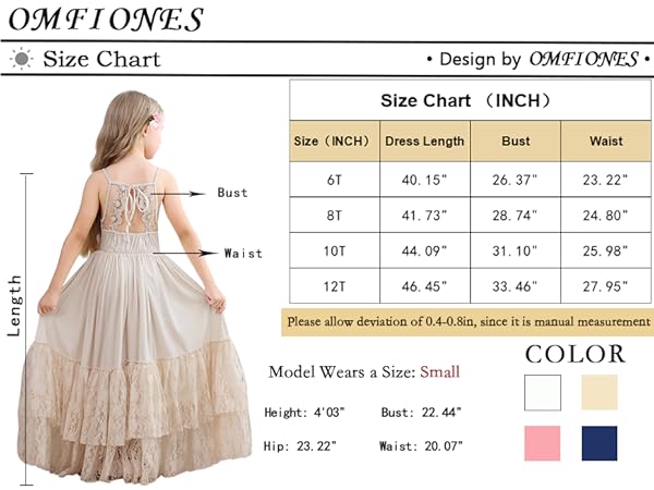 Girls Kids Lace Back Full-Length Backless Tulle Party Holiday Formal Flower Girl Dress