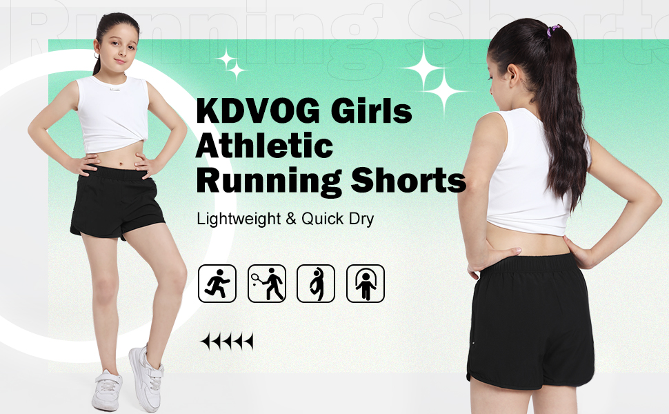 Girls Athletic Shorts