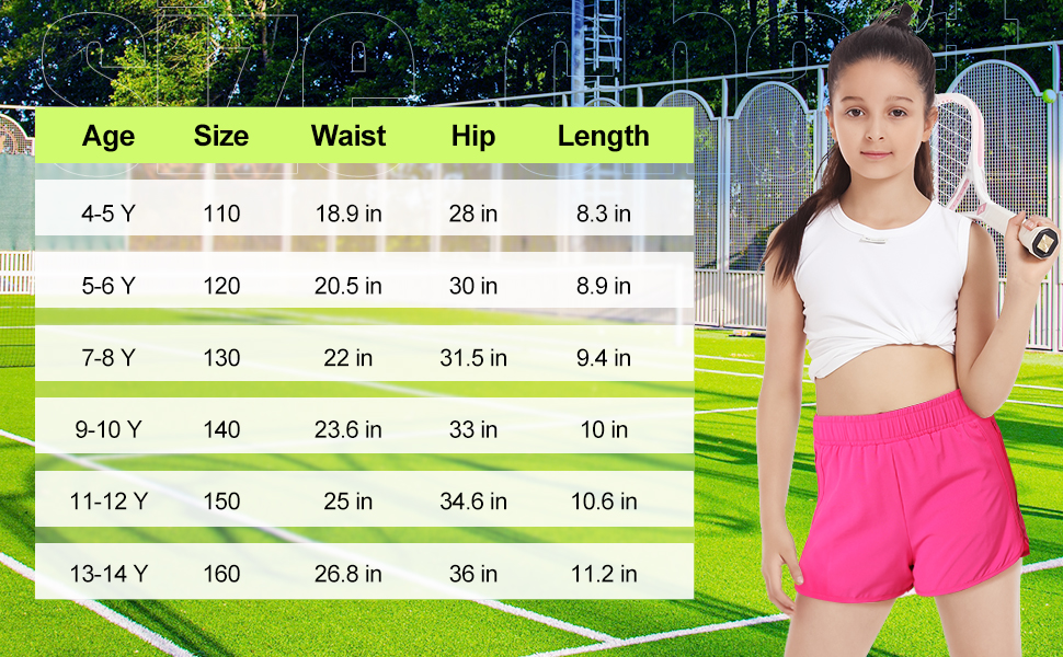 Lightweight Running Shorts for Teen Girls