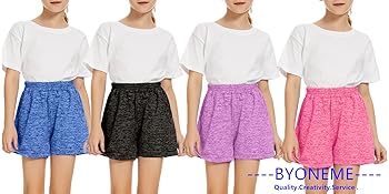 BYONEME GIRLS BOYS Athletic Shorts