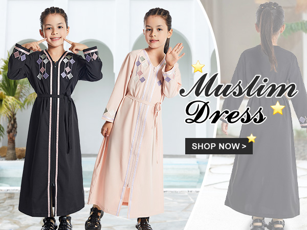 baby girl abaya,muslim dress for girls,baby abaya,islamic dress,girls kaftan