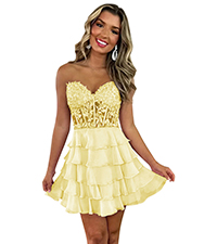 lace homecoming dress