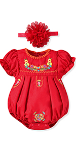 baby mexican romper