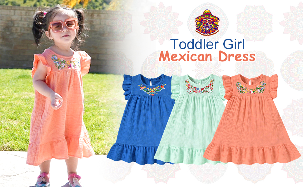 toddler girl mexican dress