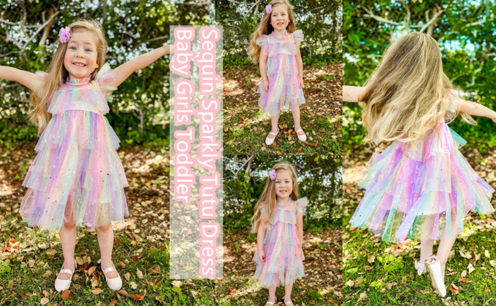 Toddler Baby Girl Tutu Tulle Princess Summer Dress