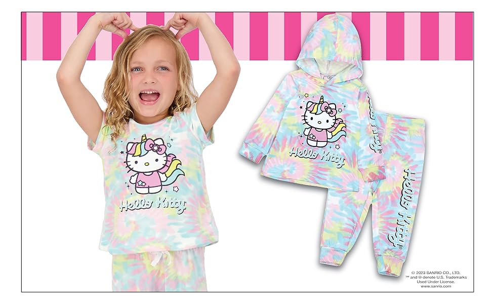 HELLO KITTY SANRIO TIE DYE