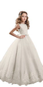 flower girl dresses champagne