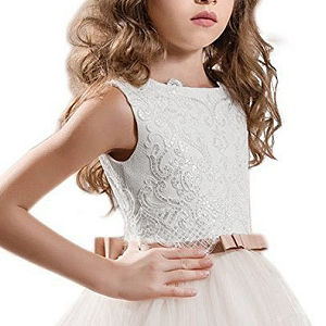 ivory flower girl dress