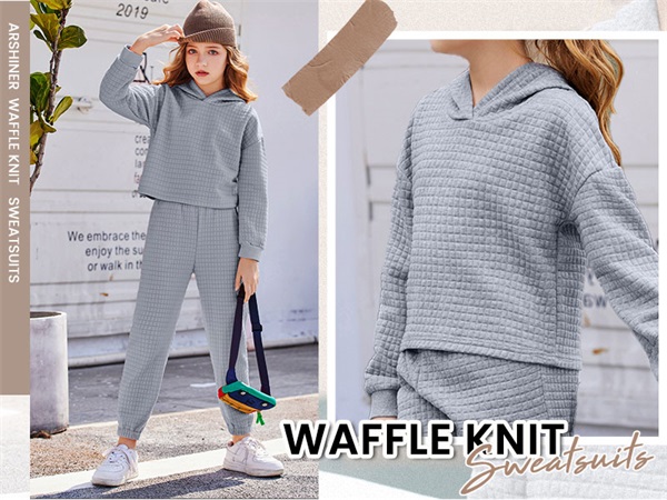 Waffle Knit Outfits Kids