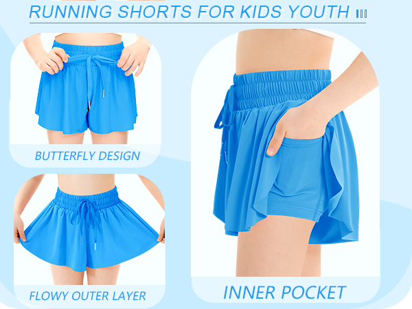 Running shorts for kids youth