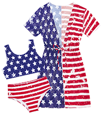 flag bathing suit