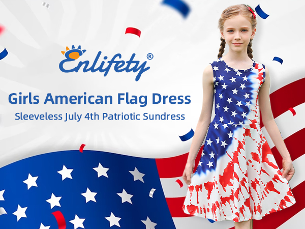 kids flag dress