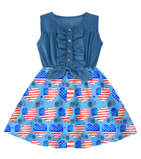 girls 4th of july dress