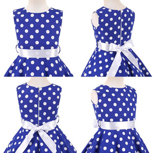 Royal Blue Polka Dot