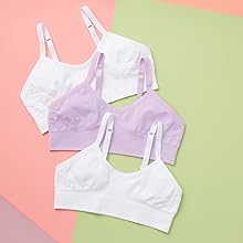 Best First Training Bra Made in the USA Girls Tweens Teens Quality Most Comfortable Cotton Active