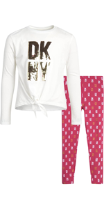 DKNY Girls'' Leggings Set - 2 Piece