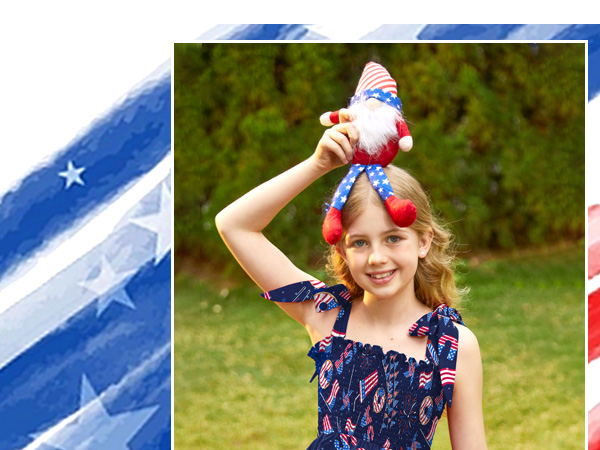 Girls July 4th Dress