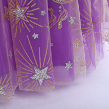 Girls Purple Velvet Wedding Dress