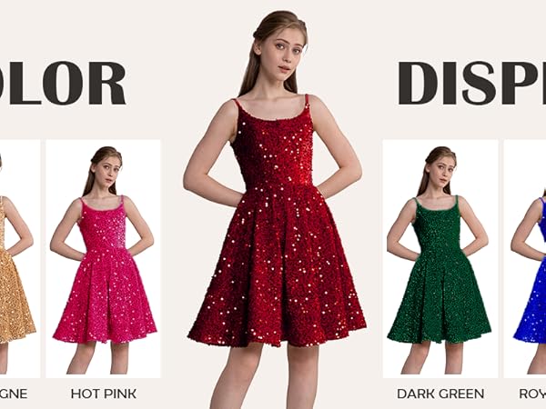 sequin homecoming dresses